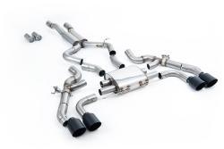 BMW X3 G01/X4 G02 S58 - Axle Back Systems, Black tail pipes BMW X3 G01/X4 G02 S58 - Axle Back Systems, Black tail pipes