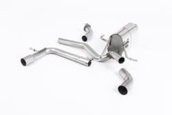Front Pipe-back - Axel back System for Suzuki Swift Sport 1.4 (Cerakote Black Trims)