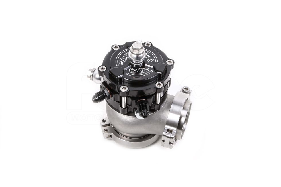 Blue Electronic Turbo Charger Manual Boost Control+Black 44mm External Wastegate